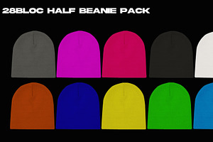 Half Beanie Mockup By 28Bloc