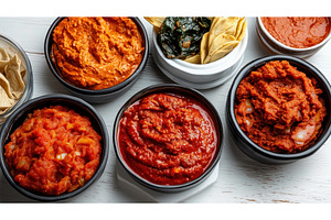 Traditional Mexican food Various, a Food & Drink Photo by Sergey Kotenev