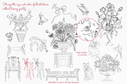 Romantic Chateau Line Art, an Object Graphic by Mio Buono (Thumbnail 5 of 15)