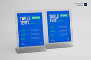 Table Tent Mockup, an Advertising Mockup by Hubzway (Thumbnail 2 of 4)