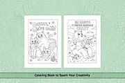 Funny Animal Swear Coloring Page, an Animal Illustration by DesignDevisers (Thumbnail 4 of 5)