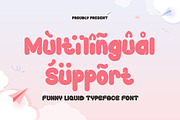 Flyas Smeling - Liquid Style Font, a Handwritten Font by Dhabee (Thumbnail 15 of 16)