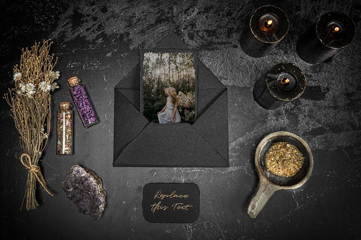 Esoteric and Mystique Mock-up Pack, a Merchandise Mockup by Motion-Box (Photo 6 of 8)