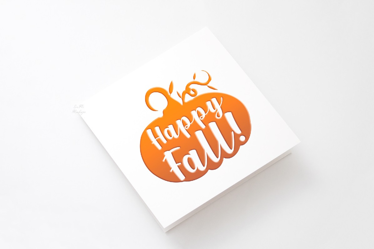 Vertical square greeting card mockup, a Print Template by Leo Flo Mockups (Photo 4 of 6)