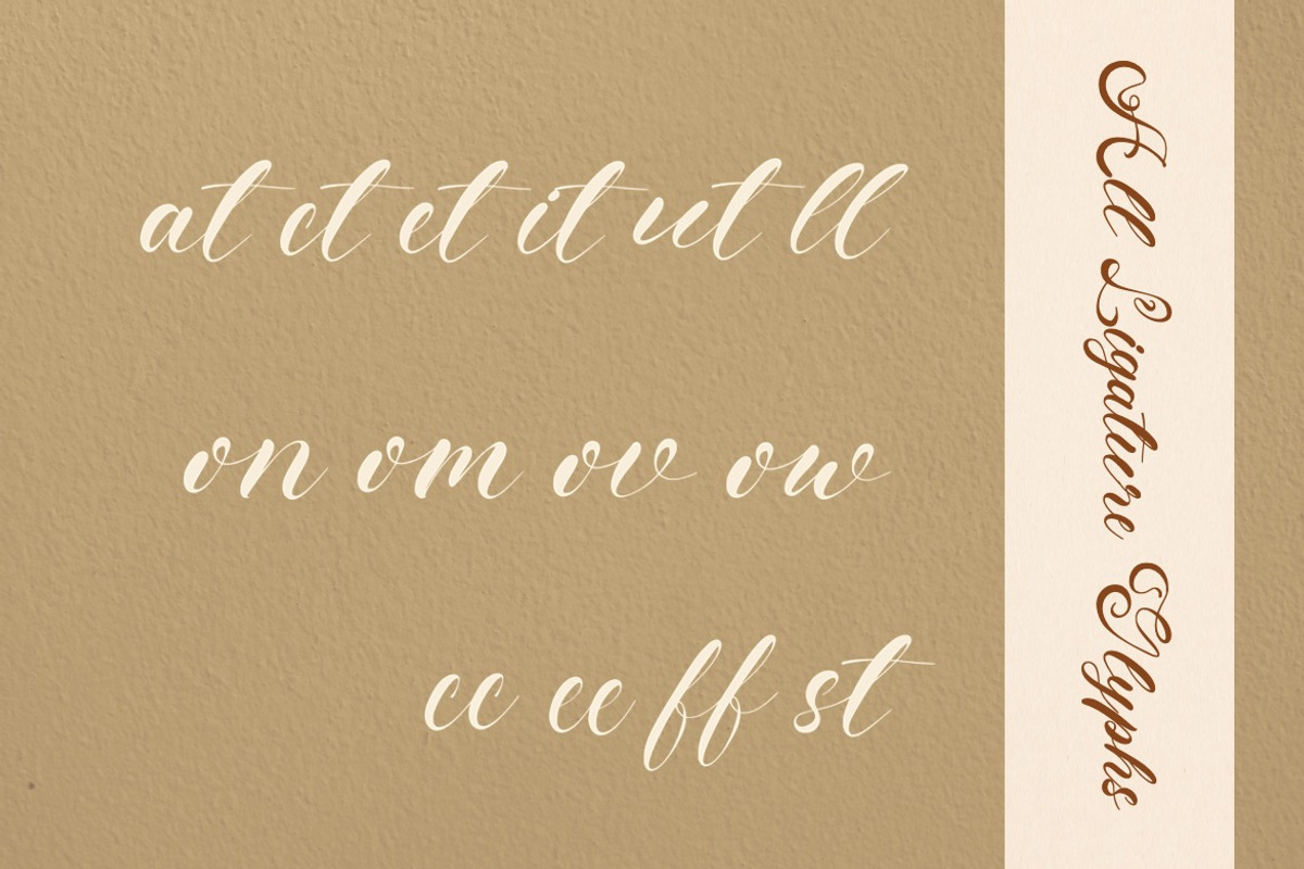 Fenshui – Fancy Script Font, a Script Font by Dhabee (Photo 11 of 17)