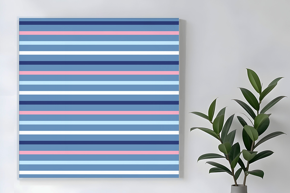 Baby Butterfly Stripe Seamless, a Pattern Graphic by Sharon Schwalbe (Photo 5 of 7)