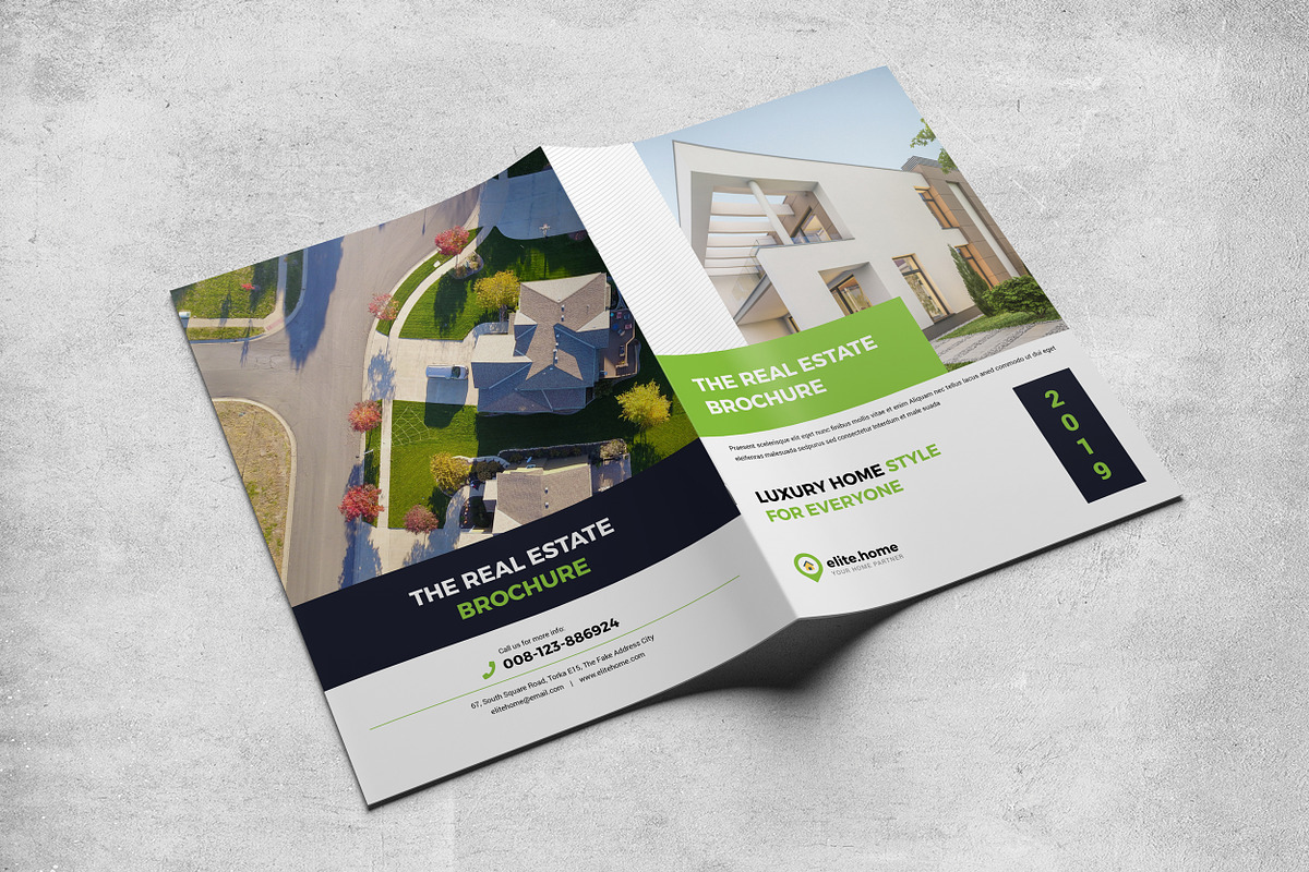 Real Estate Bifold Brochure, a Brochure Template by Orcshape Studio (Photo 4 of 4)