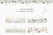 WILDFLOWERS tiny watercolor floral, a Decorative Illustration by Lana Elanor (Thumbnail 3 of 15)