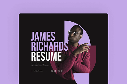 Jolle - Resume Framer Template, a Websites & App Template by CocoBasicThemes