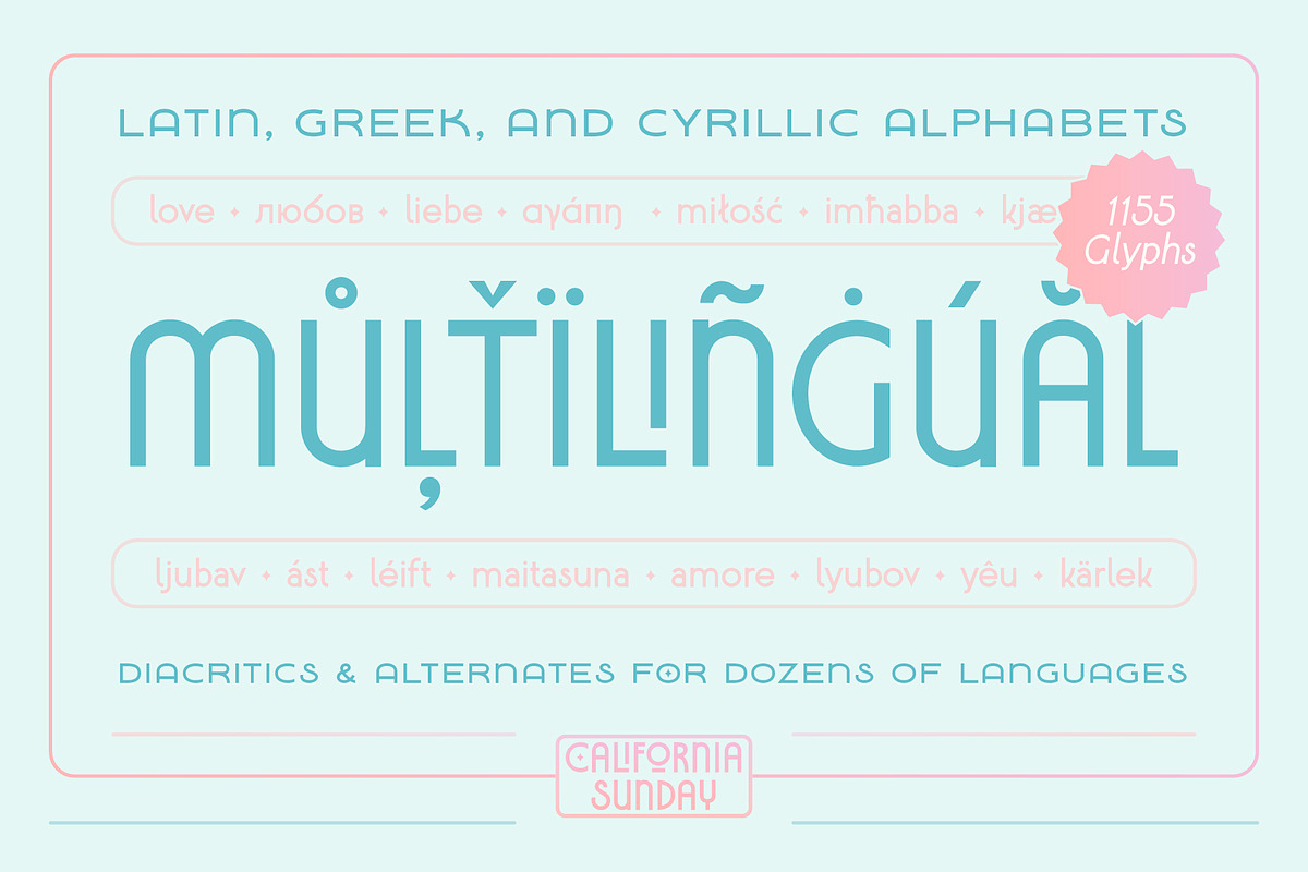 California Sunday Font Duo, a Sans Serif Font by Molly Suber Thorpe (Photo 5 of 9)