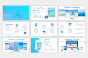 Blue Waves - PowerPoint Template, a Presentation Template by Helga_Design (Thumbnail 6 of 10)
