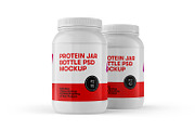 Protein Jar Bottle Mockup, a Cups & Container Mockup by Ram Studio (Thumbnail 9 of 17)