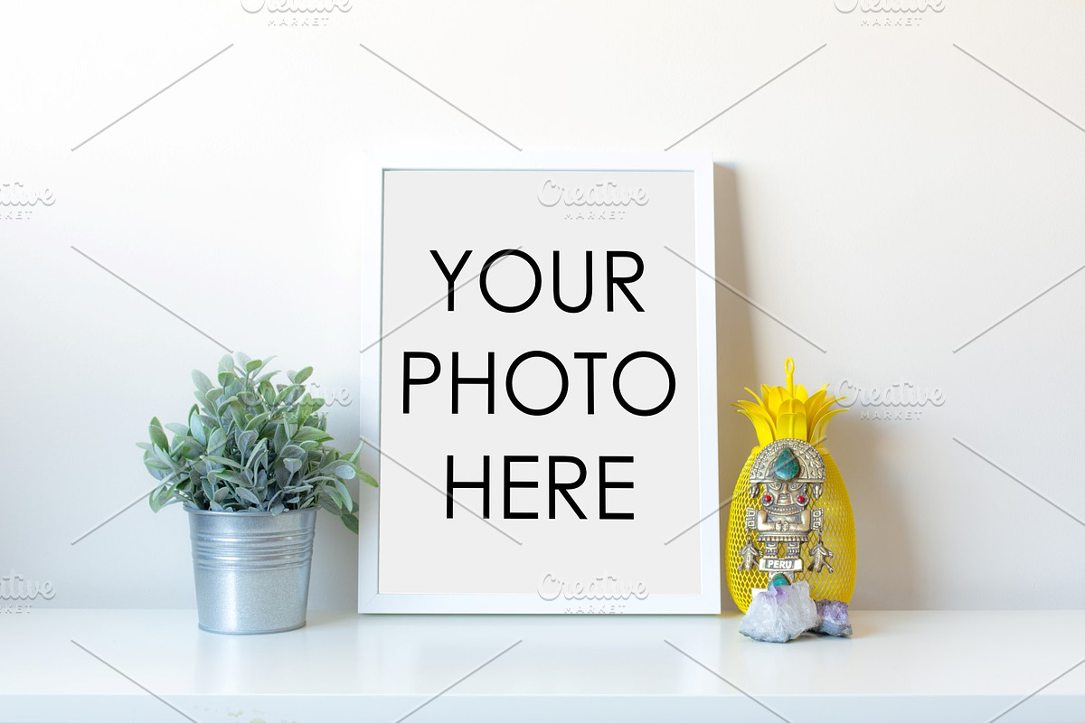 10 Minimalist White Mockup Frames, a Packaging Mockup by F R A M E D // SUPPLY CO. (Photo 7 of 11)