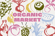 Organic Market 116 Ink Illustrations, a Food Illustration by Veyla (Thumbnail 5 of 15)