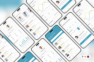 Medical Consultation Mobile App UI K