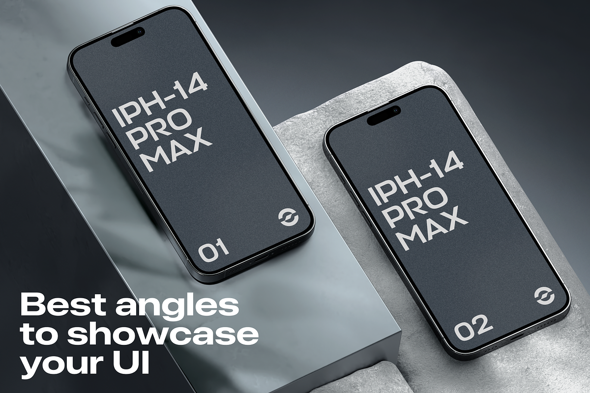 iPhone 14 Pro Max Bundle - 21 Mockup, an iPhone Mockup by 360 Mockups (Photo 6 of 13)