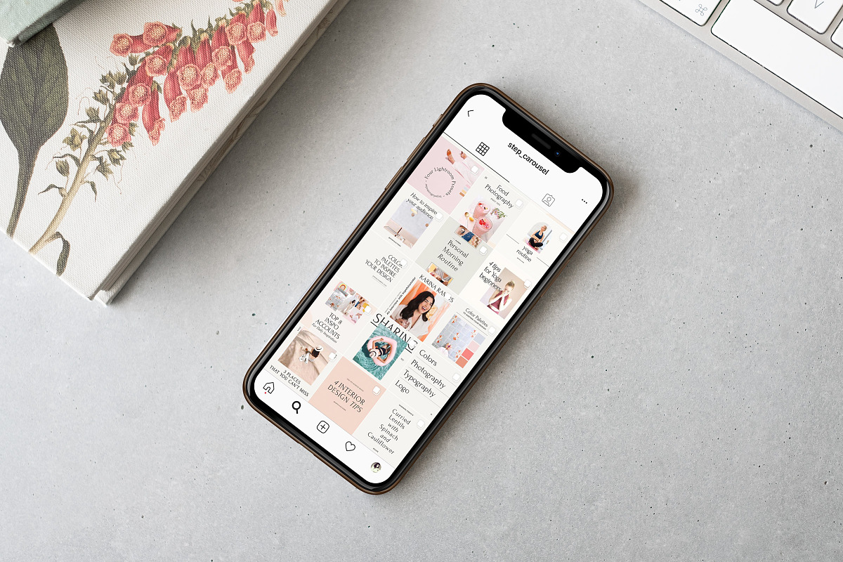 Step Carousel for Coaches Canva, a Social Media Template by Sparrow & Snow
