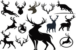 Deer Silhouette Clipart