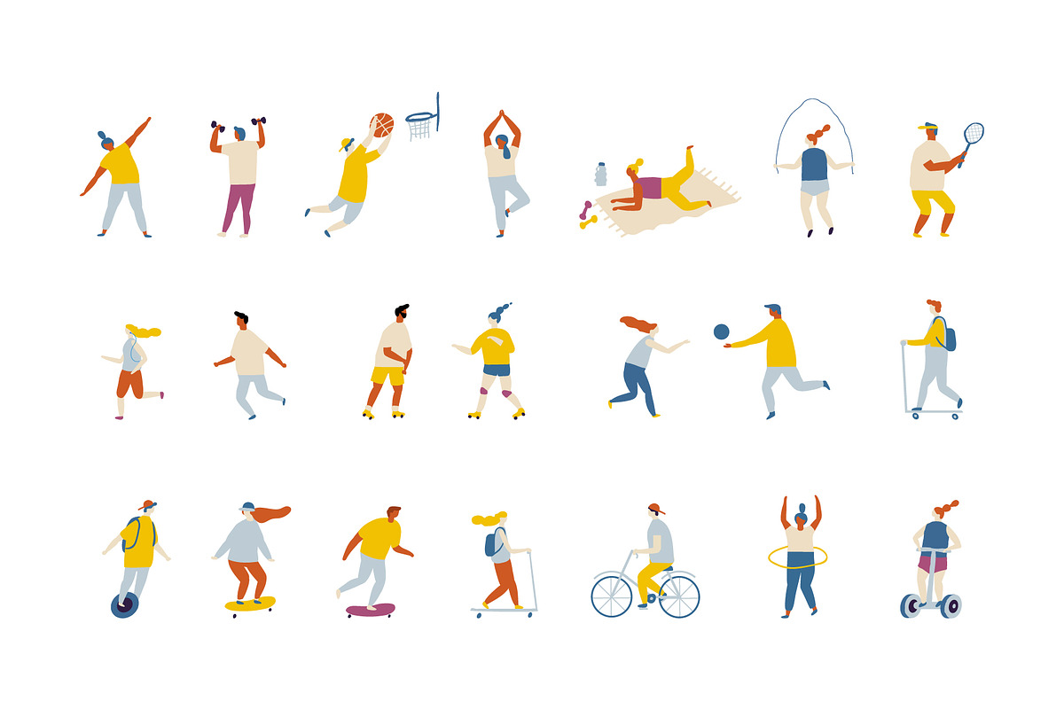 400+ Set of flat vector people, a Person Illustration by Vector_Art (Photo 19 of 24)