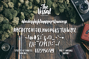 The Vissal script brush logo font, a Sans Serif Font by Ian Irwanwismoyo (Thumbnail 6 of 6)