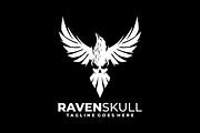 Raven Skull Logo, a Branding & Logo Template by VectorCrow (Thumbnail 3 of 3)