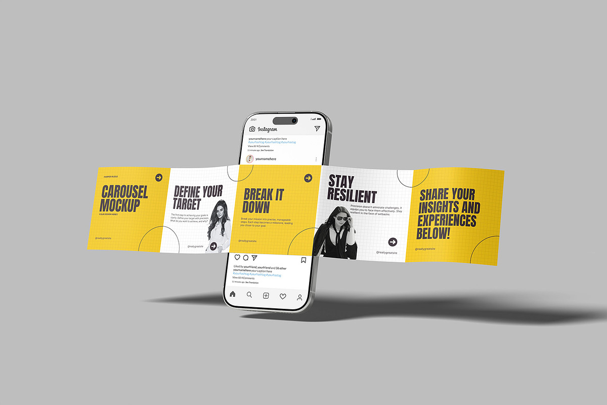 Carousel Mockup, a Device Mockup by mahremdesign (Photo 6 of 6)