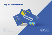 Pop Art Business Card, a Business Card Template by Fannan Studio (Thumbnail 2 of 3)