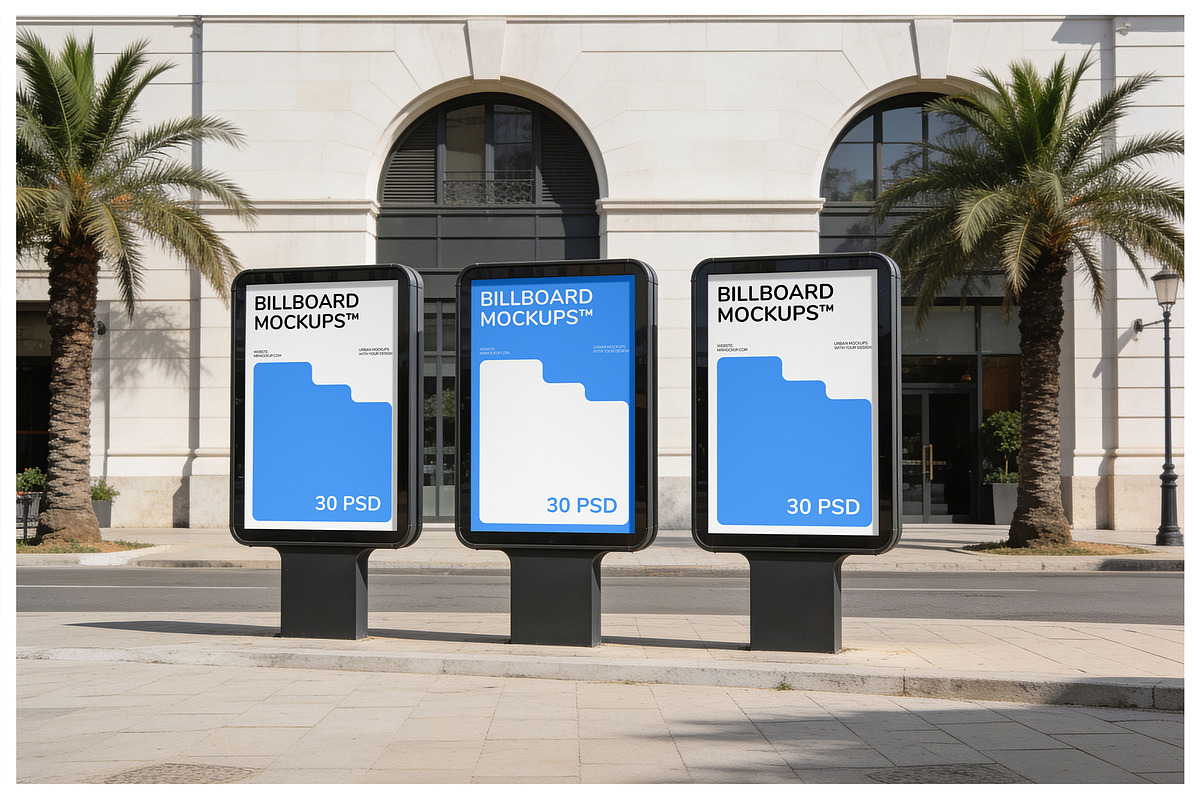 City Billboard Mockups Vol.3, an Advertising Mockup by Mr.Mockup™ (Photo 17 of 18)