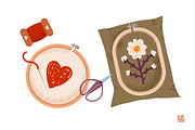 Embroidery tools, a Work Illustration by vik.stock (Thumbnail 3 of 5)