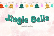 Jingle Bells Handwritten Font, a Handwritten Font by Ruddean2109 (Thumbnail 1 of 6)