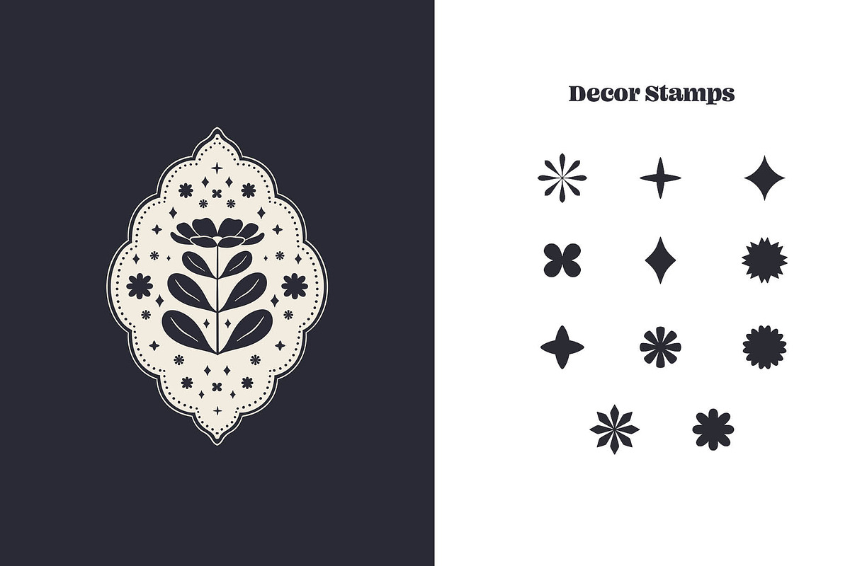 Linocut Floral for Procreate, a Brush Add-On by Pencil Twist (Photo 5 of 10)