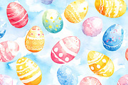 Spring Easter Watercolour, an Illustration by VetalStock (Thumbnail 8 of 10)