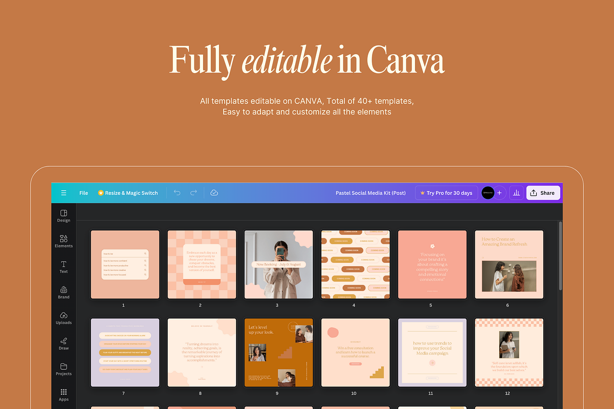 Muted Pastel Social Media Kit, a Social Media Template by Studio Provo (Photo 8 of 8)