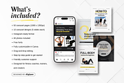 Fitness Carousel Instagram Posts, a Social Media Template by DigiPax (Thumbnail 2 of 10)