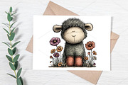 Whimsical Spring Animal Clipart PNG, an Illustration by Canvas Craft (Thumbnail 5 of 7)
