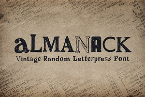 Almanack Font