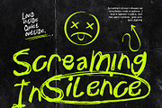 Mental Sickness - Ink Scribble Font, a Handwritten Font by Inviline.co (Thumbnail 8 of 10)