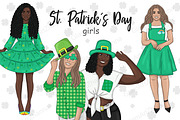Saint Patrick's Day Clipart, a Seasonal Illustration by GlamArtZhanna (Thumbnail 1 of 5)