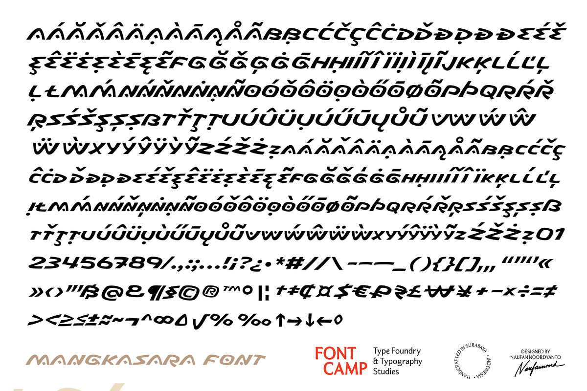 Mangkasara Font, a Font by Fontcamp Type Foundry (Photo 5 of 14)