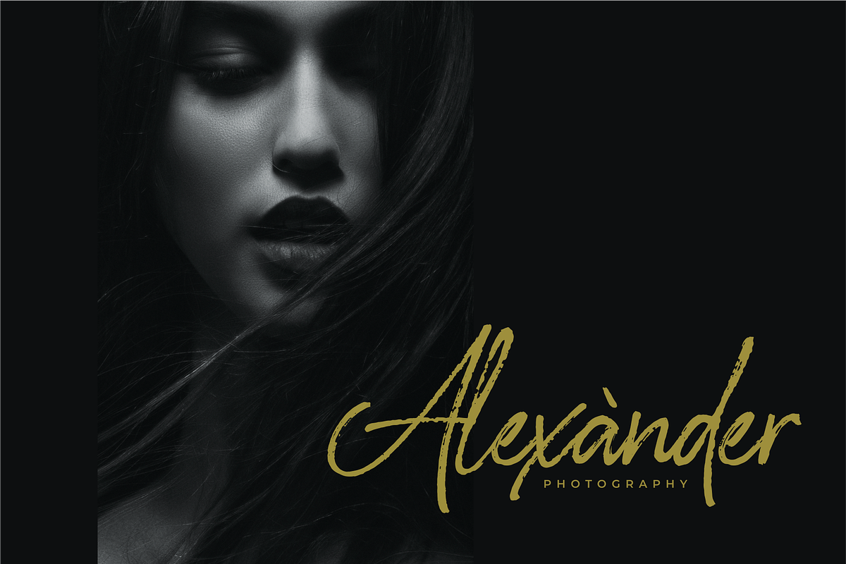 Glossy Night - Luxury Handbrush Font, a Script Font by 50Fox (Photo 12 of 16)