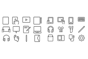 Digital devices and accessories in, an Object Illustration by ZinetroN