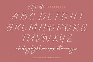 Anguilla - Signature Font