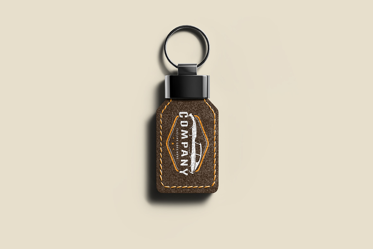 Keychain Mockup - 12 Views, a Merchandise Mockup by Illusiongraphic (Photo 9 of 26)