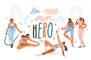 Be Your Own Hero, an Education Illustration by Anastasy_helter (Thumbnail 1 of 7)