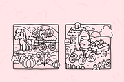 Bold & Easy Coloring Book Bundle, an Empty State Illustration by Neon Studio (Thumbnail 6 of 32)
