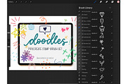 DOODLE BUNDLE - Procreate Stamps, a Brush Add-On by Michelle Kirsch Creative (Thumbnail 5 of 32)