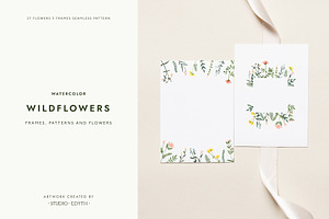 Watercolor Wildflower Bundle