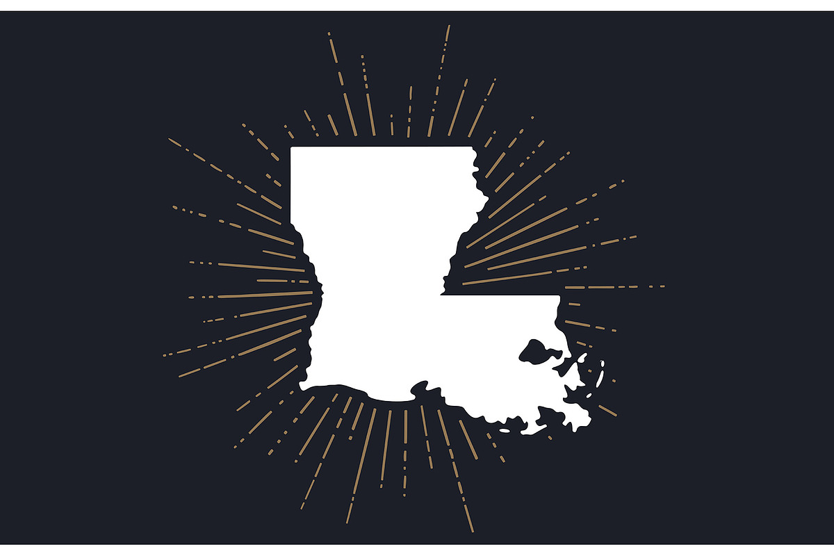 USA, Louisiana state, an Object Illustration by Foxys Graphic (Photo 3 of 3)