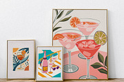 Colorful Modern Maximalist Wall Art, a Wallpaper Graphic by Helospace (Thumbnail 2 of 10)