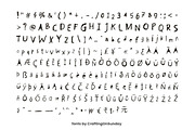Crayon Texture Handwritten, a Handwritten Font by CraftingOnSunday (Thumbnail 8 of 8)